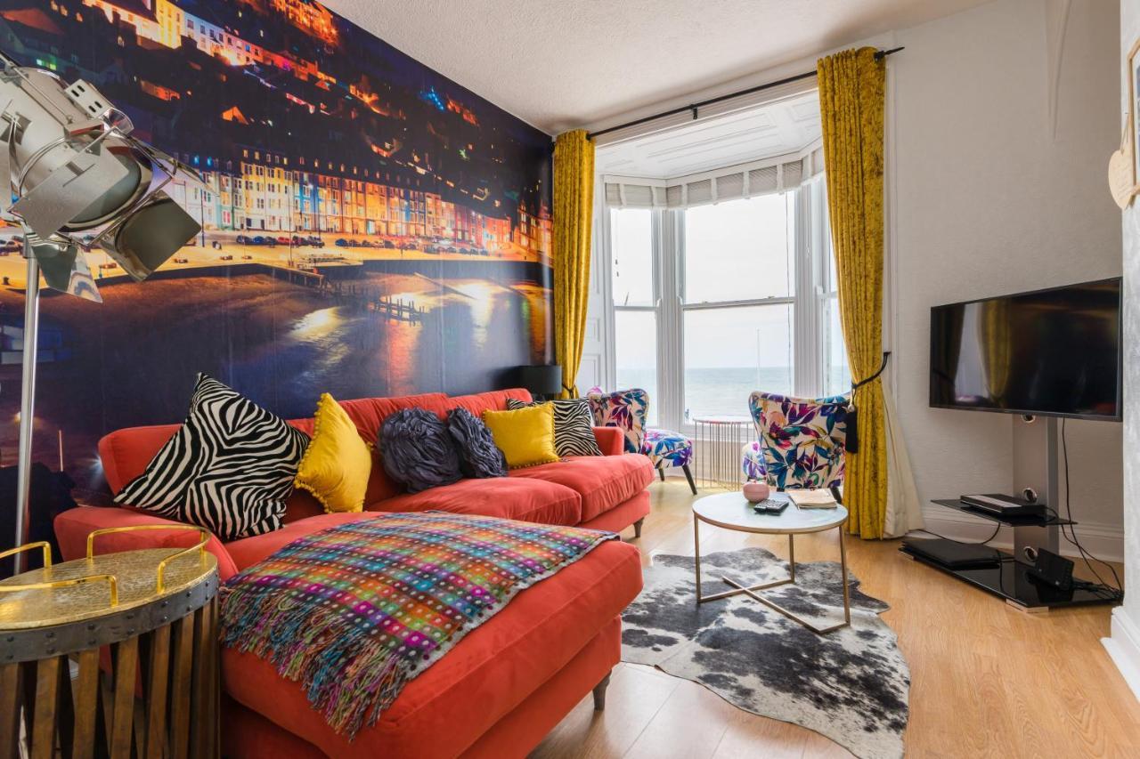 Sea View Ar Lan Y Mor Luxury Apartment Аберистуит Экстерьер фото